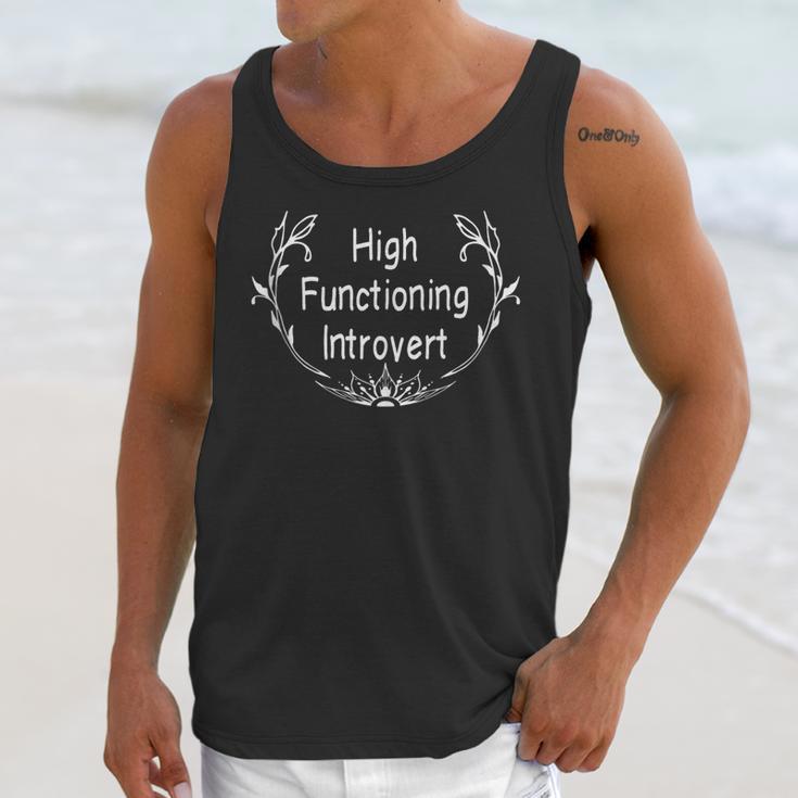 High Functioning Introvert Unisex Tank Top High Functioning Introvert Unisex Tank Top