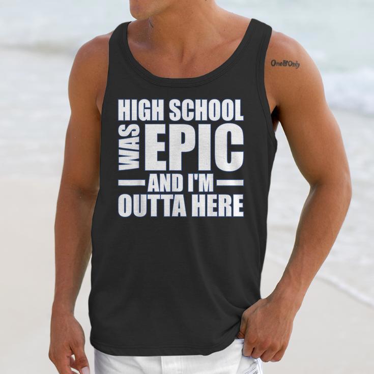 High School Graduate Graduation Party Meme Unisex Tank Top