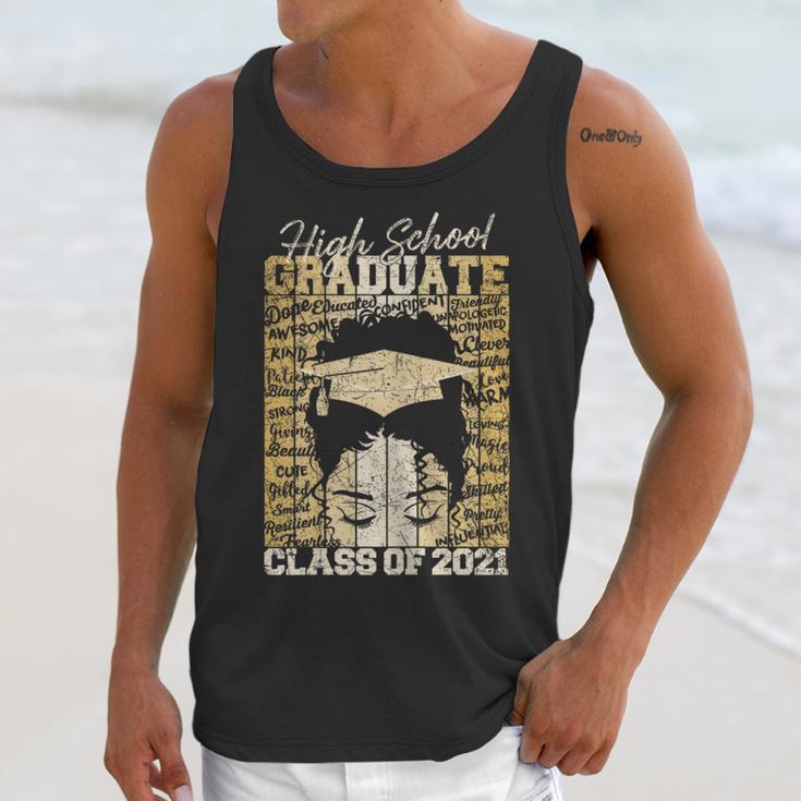 High School Graduate Queen Class Of 2021 Graduation Unisex Tank Top