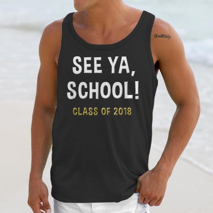 High School Graduation Class Of 2018 Shirt Unisex Tank Top