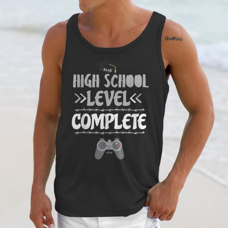 High School Graduation Shirt Video Gamer Graduation Unisex Tank Top