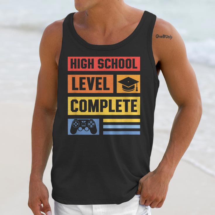 High School Level Complete Class Of 2024 Senior Graduation Unisex Tank Top