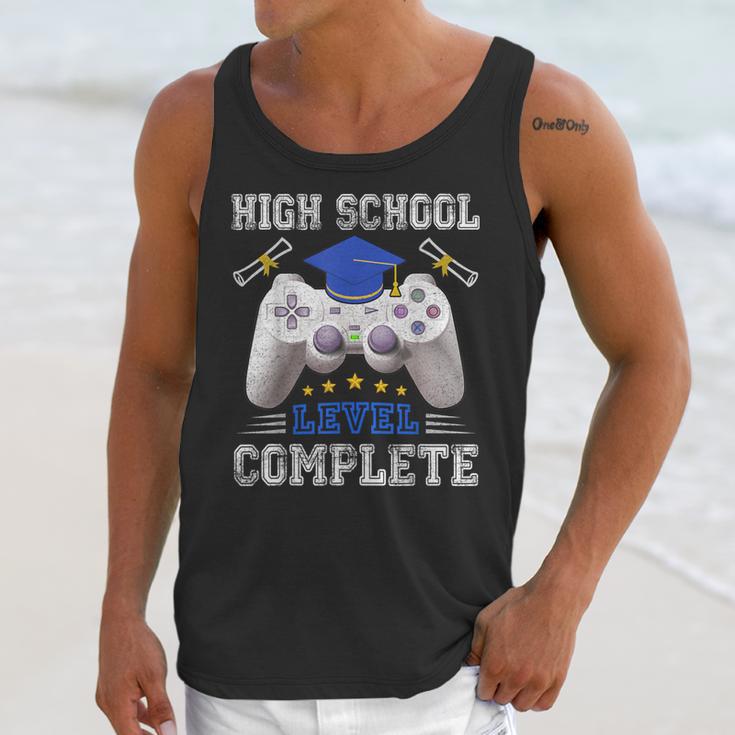 High School Level Complete Class Of 2025 Graduation Unisex Tank Top