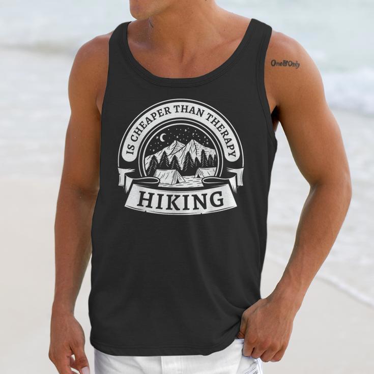 Hiking It's Cheaper Than A Therapy Introvert Shirt Unisex Tank Top Hiking It's Cheaper Than A Therapy Introvert Shirt Unisex Tank Top