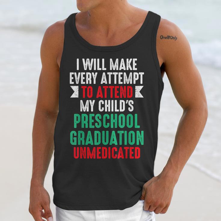 Hilarious Preschool Graduation Mom Dad Meme Preschooler Unisex Tank Top