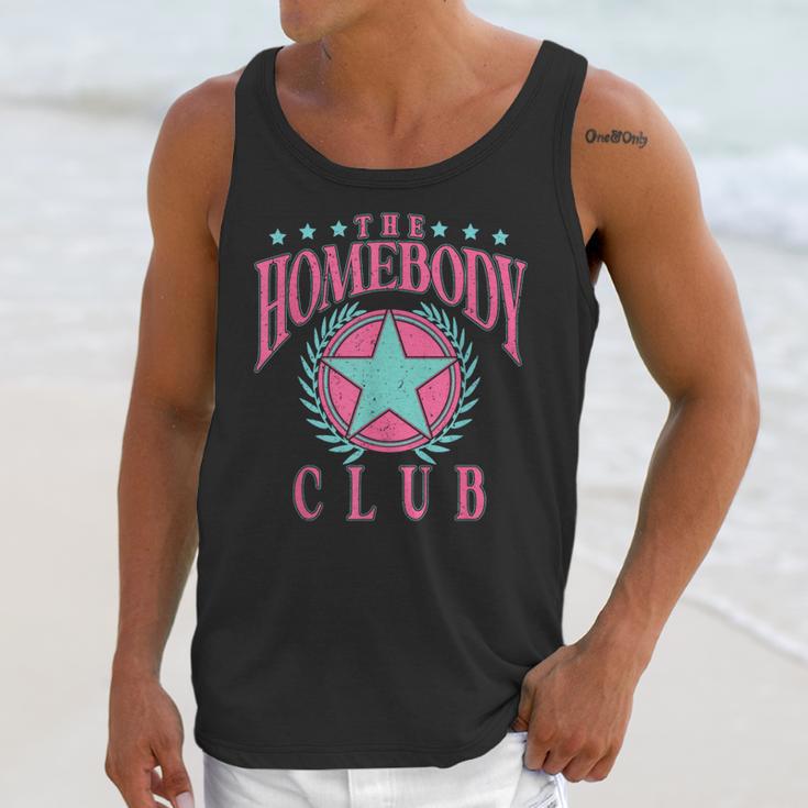 The Homebody Club Antisocial Retro Introvert Unisex Tank Top The Homebody Club Antisocial Retro Introvert Unisex Tank Top