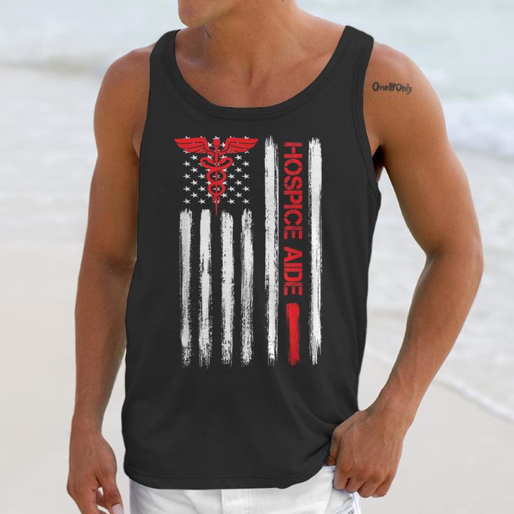 Hospice Aide American Flag Nurses Graduation Medical Unisex Tank Top