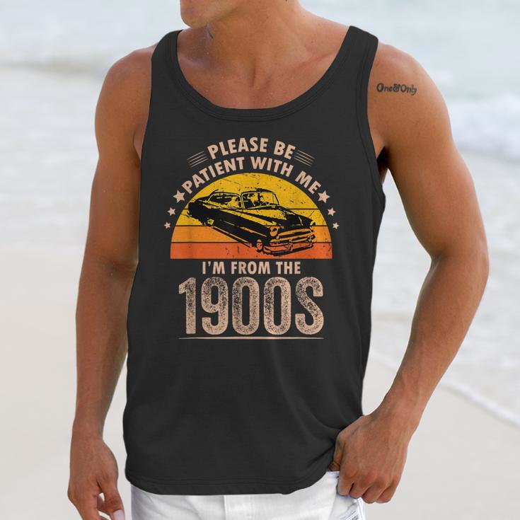Humorous Saying Please Be Patient With Me I'm From The 1900s Unisex Tank Top Humorous Saying Please Be Patient With Me I'm From The 1900s Unisex Tank Top