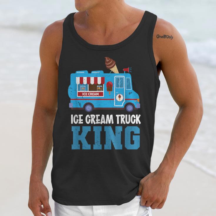 Ice Cream Truck King Nostalgia Summer Ice Cream Truck Driver Unisex Tank Top