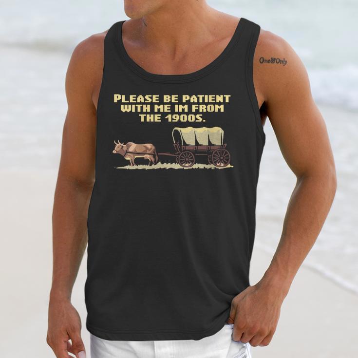 I'm From The 1900s Retro Wagon Unisex Tank Top