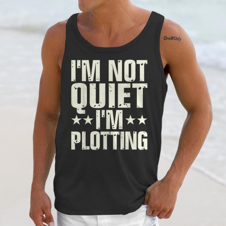 I'm Not Quiet I'm Plotting I Introvert Unisex Tank Top I'm Not Quiet I'm Plotting I Introvert Unisex Tank Top