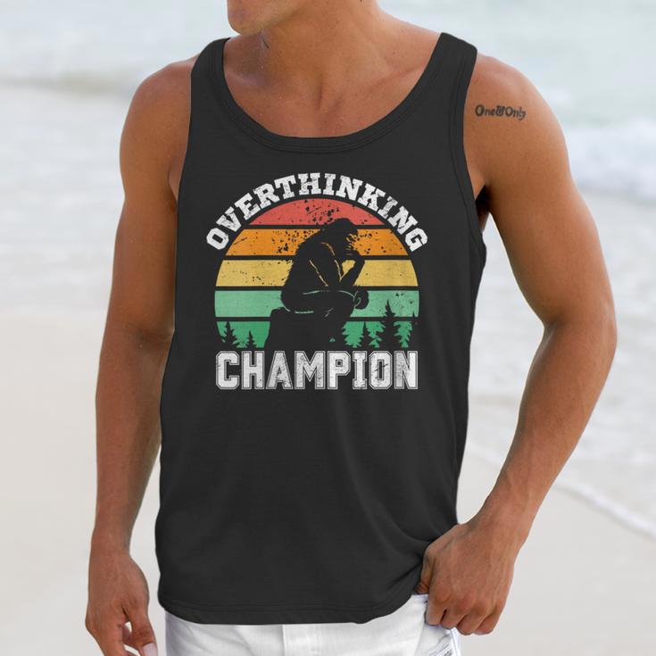 INTJ Introverts Shy Introvert Overthinking Champion Unisex Tank Top INTJ Introverts Shy Introvert Overthinking Champion Unisex Tank Top