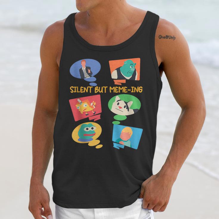 Introvert Anti People Antisocial Social Media Meme Lovers Unisex Tank Top