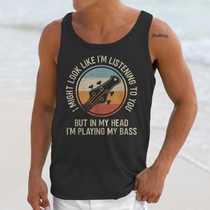 Introvert Bass Guitarist Musician Playing Bass Guitar Unisex Tank Top Introvert Bass Guitarist Musician Playing Bass Guitar Unisex Tank Top