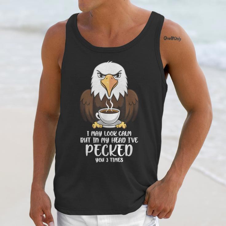 Introvert Eagle And Coffee Lovers Unisex Tank Top Introvert Eagle And Coffee Lovers Unisex Tank Top
