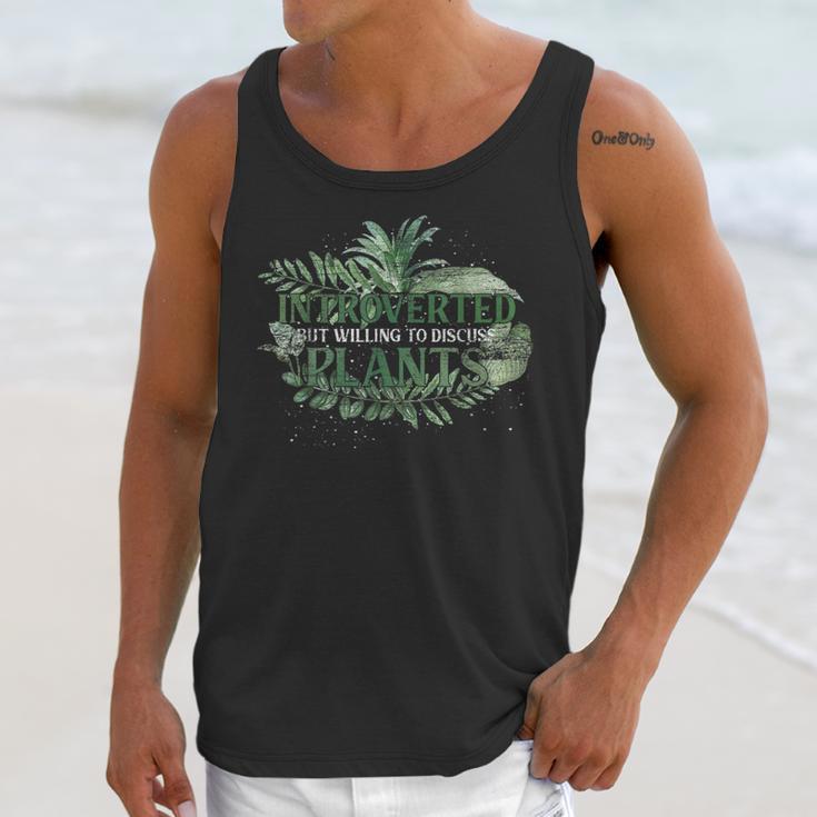 Introvert GardenerPlants Unisex Tank Top Introvert GardenerPlants Unisex Tank Top