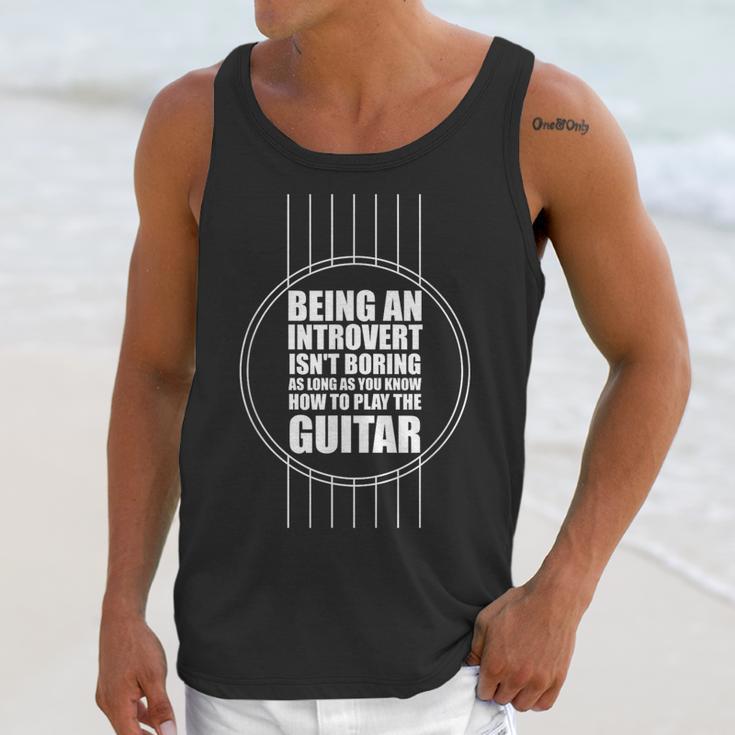 Introvert Guitarist Play Guitar Instrument Music Acoustic Unisex Tank Top Introvert Guitarist Play Guitar Instrument Music Acoustic Unisex Tank Top