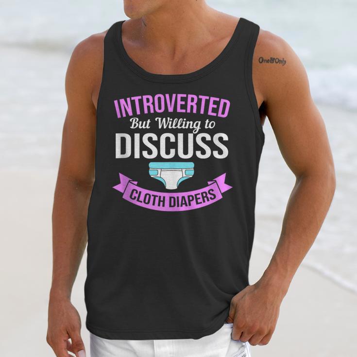 Introvert Hippie Mom Cloth Diapers Crunchy Mama Unisex Tank Top