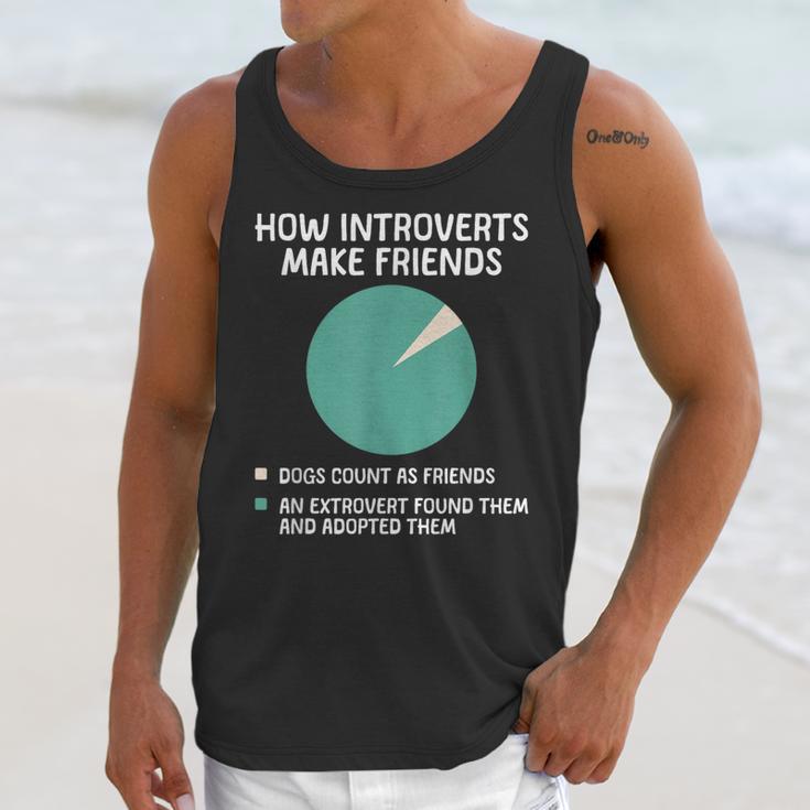 Introvert Introverted Person Awkward Introverts Dog Lover Unisex Tank Top