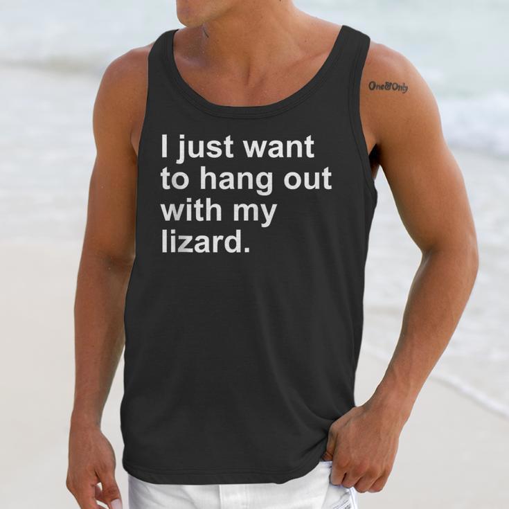Introvert Lizard Owner Unisex Tank Top Introvert Lizard Owner Unisex Tank Top