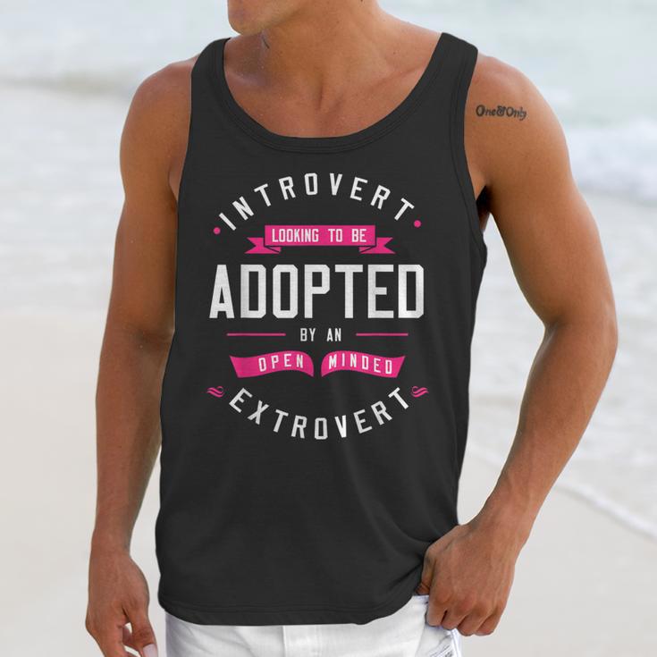 Introvert Looking To Be Adopted Introvert Humor Unisex Tank Top Introvert Looking To Be Adopted Introvert Humor Unisex Tank Top