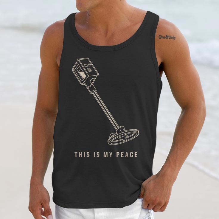 Introvert Metal Detector Hobbyist Quiet Detectorist Unisex Tank Top