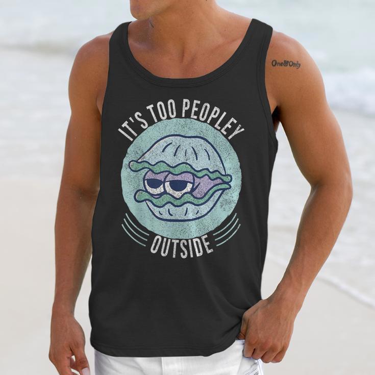 Introvert Too Peopley Anti-Social Shy Person Unisex Tank Top