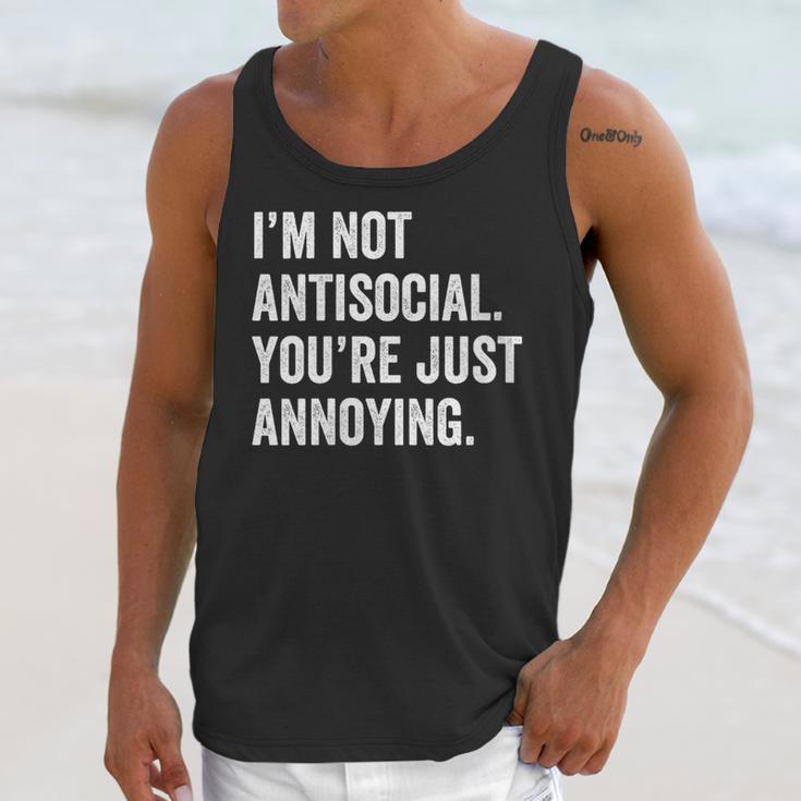 Introvert Quote Snarky Unisex Tank Top