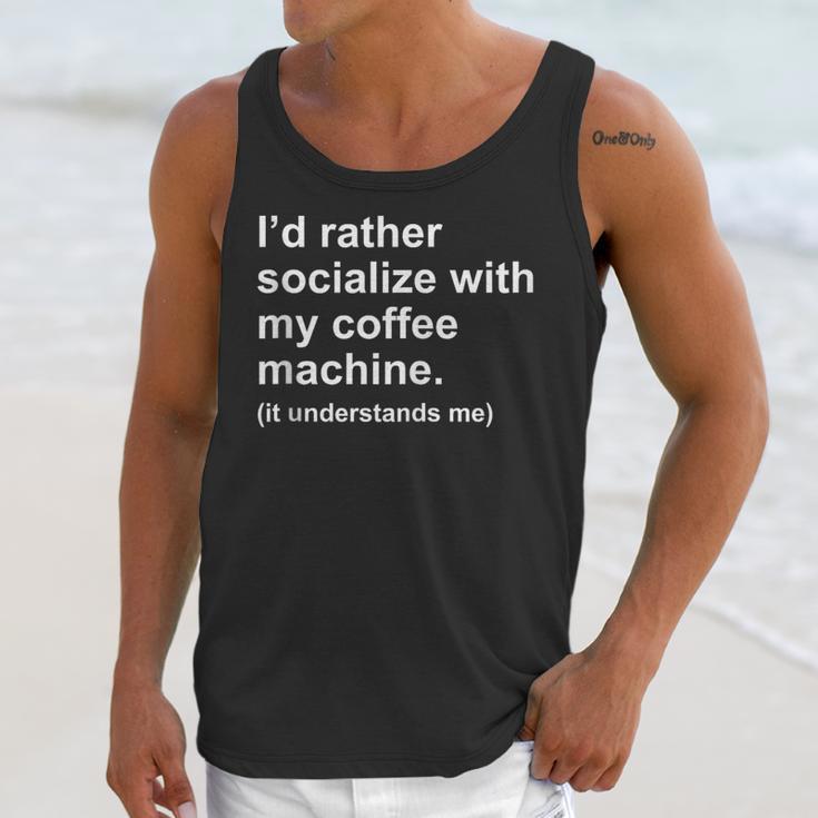Introvert Sarcastic Coffee Lovers Unisex Tank Top Introvert Sarcastic Coffee Lovers Unisex Tank Top