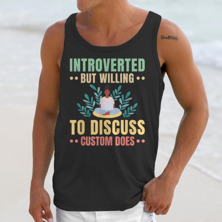 Introvert Saying Antisocial Sarcasm Introverts Unisex Tank Top Introvert Saying Antisocial Sarcasm Introverts Unisex Tank Top