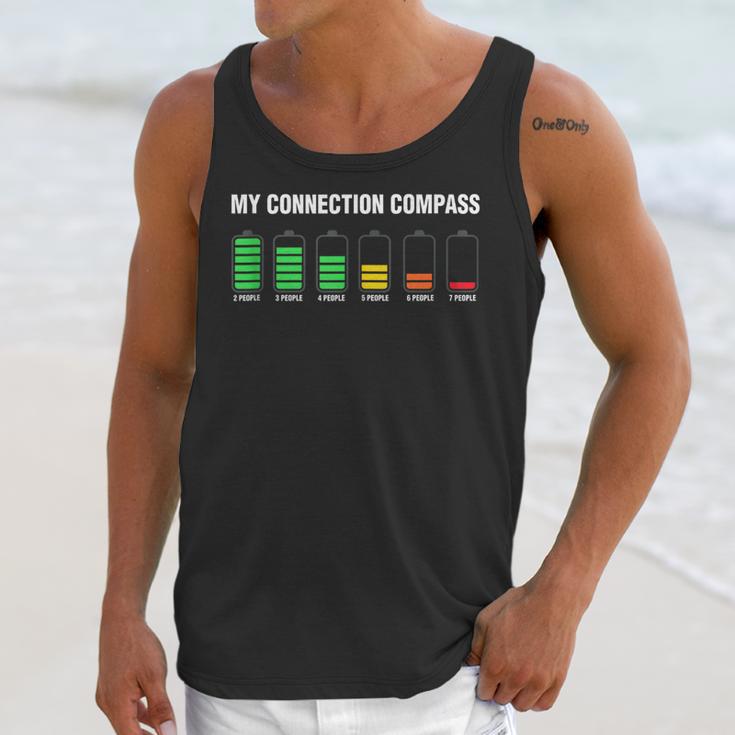 Introvert Tired Battery Unisex Tank Top Introvert Tired Battery Unisex Tank Top