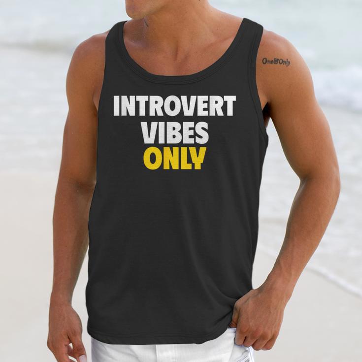 Introvert Vibes Only Unisex Tank Top Introvert Vibes Only Unisex Tank Top