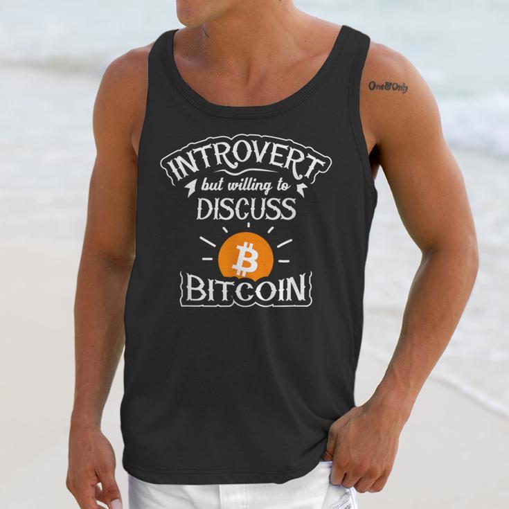 Introvert But Willing To Discuss Bitcoin Crypto Bitcoin Unisex Tank Top Introvert But Willing To Discuss Bitcoin Crypto Bitcoin Unisex Tank Top