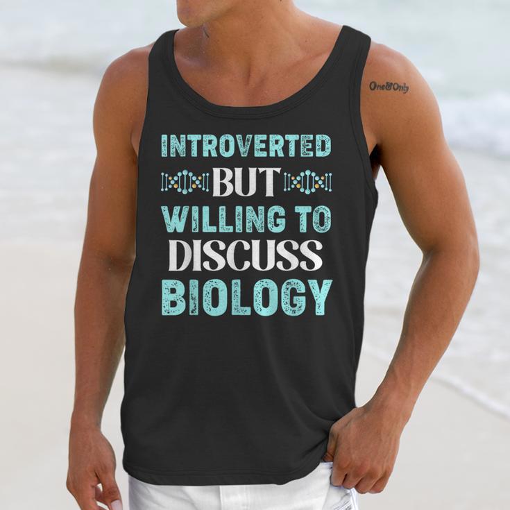 Introverted Biology Science Biologist Introverts Unisex Tank Top