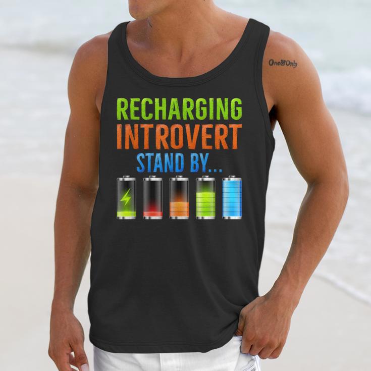 Introverted Recharging Introvert Saying Sarcasm Unisex Tank Top Introverted Recharging Introvert Saying Sarcasm Unisex Tank Top