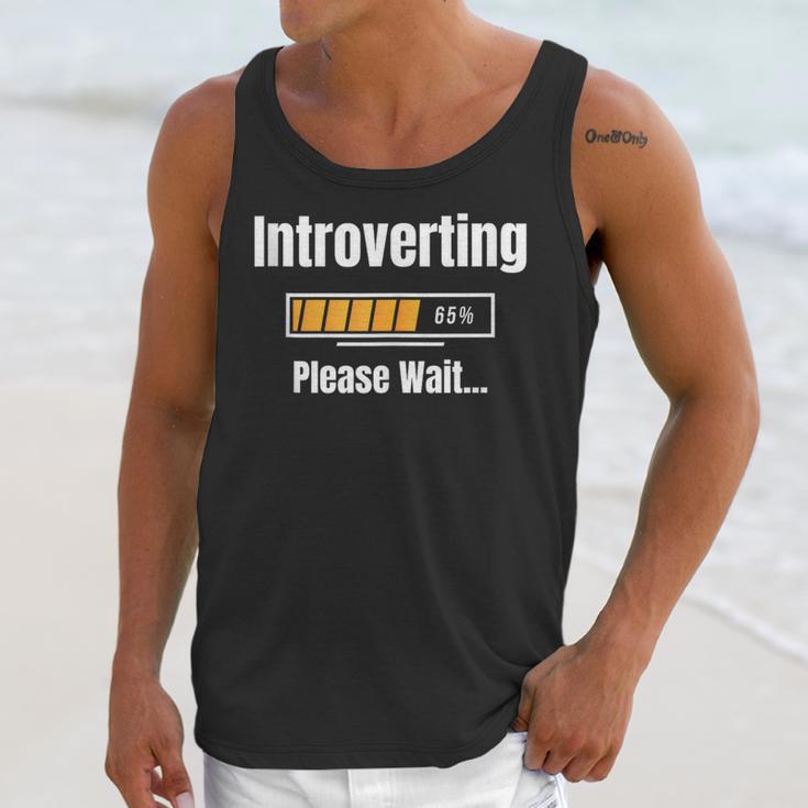 Introverting Please Wait Humor Sarcastic Geek Gamer Jokes Unisex Tank Top Introverting Please Wait Humor Sarcastic Geek Gamer Jokes Unisex Tank Top