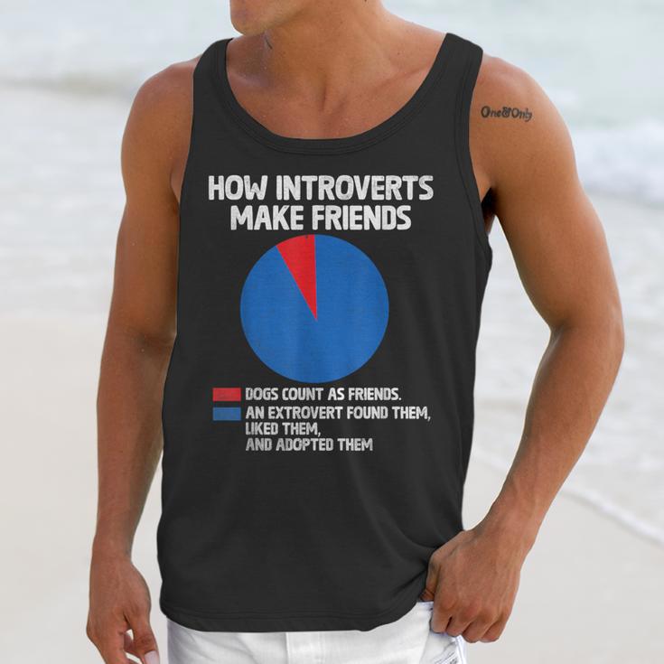 How Introverts Make Friends Sayings For Introverts Unisex Tank Top How Introverts Make Friends Sayings For Introverts Unisex Tank Top