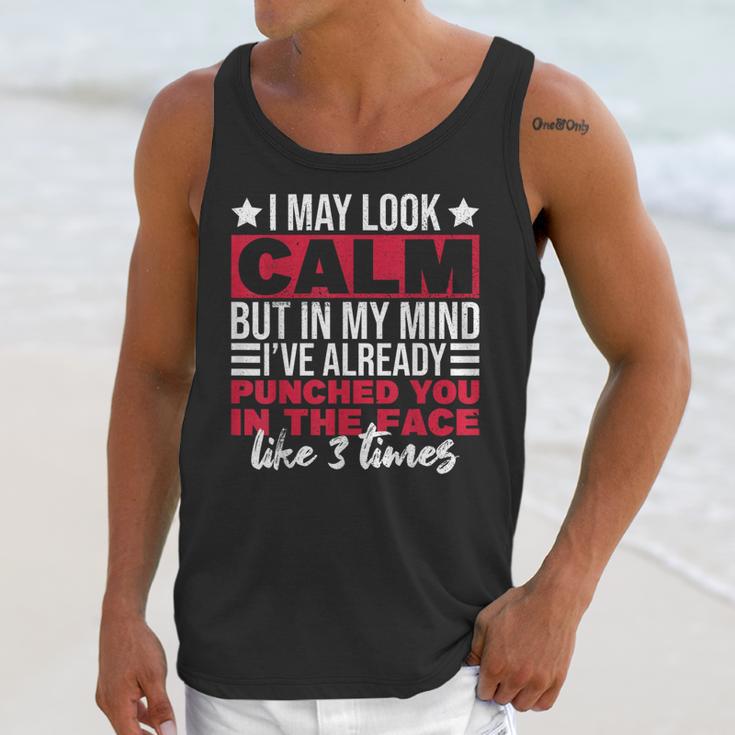 Introverts I May Look Calm But In My Head Unisex Tank Top Introverts I May Look Calm But In My Head Unisex Tank Top