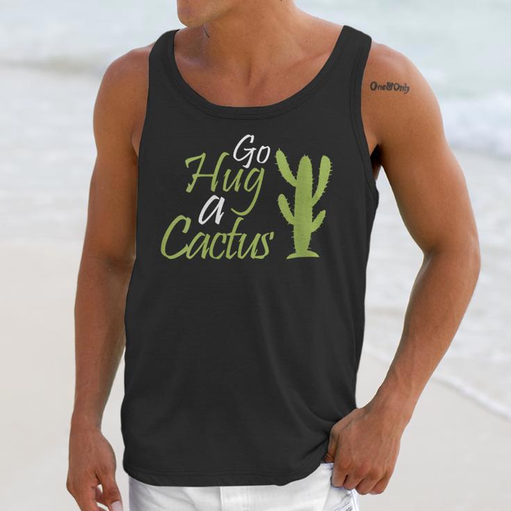 Introverts Sassy Saying Sassy Quote No Hugs Go Hug Cactus Unisex Tank Top Introverts Sassy Saying Sassy Quote No Hugs Go Hug Cactus Unisex Tank Top