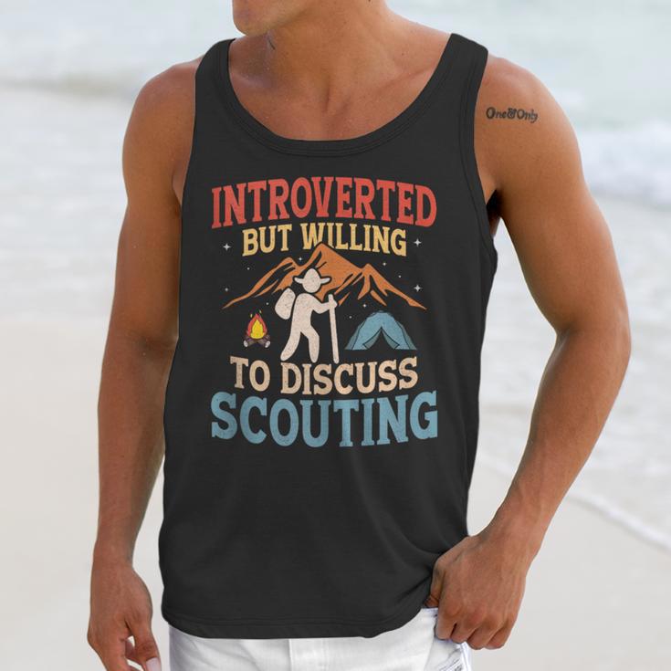 Introvert's Scouting Passion Unisex Tank Top Introvert's Scouting Passion Unisex Tank Top