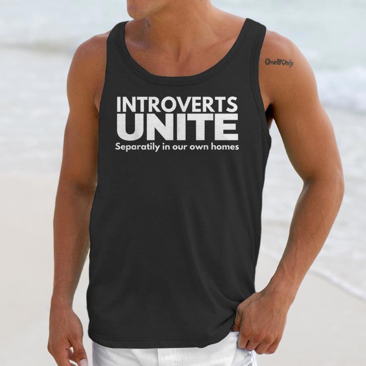 Introverts Unite Unisex Tank Top Introverts Unite Unisex Tank Top
