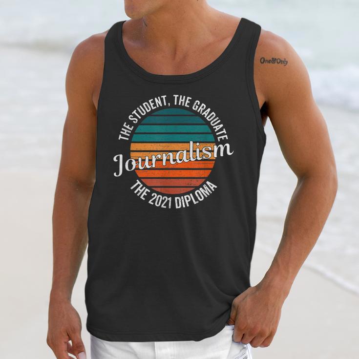 Journalism Graduation Senior Graduate Senioritis College Unisex Tank Top