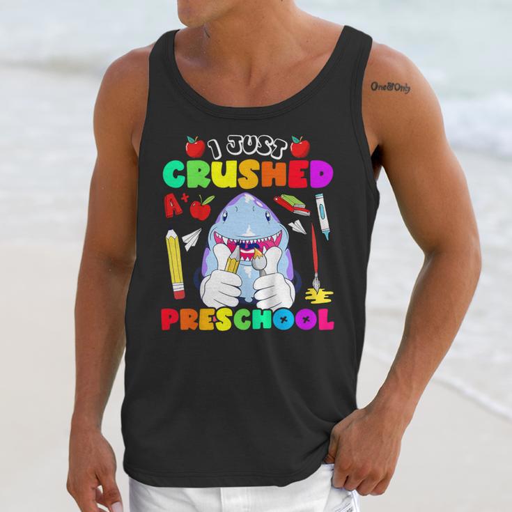 I Just Crushed Preschool Pre-K Preschoolers Graduation Unisex Tank Top