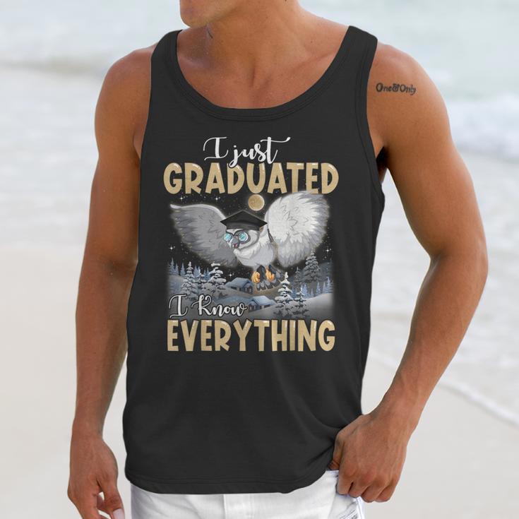 I Just Graduated I Know Everything Graduation Unisex Tank Top