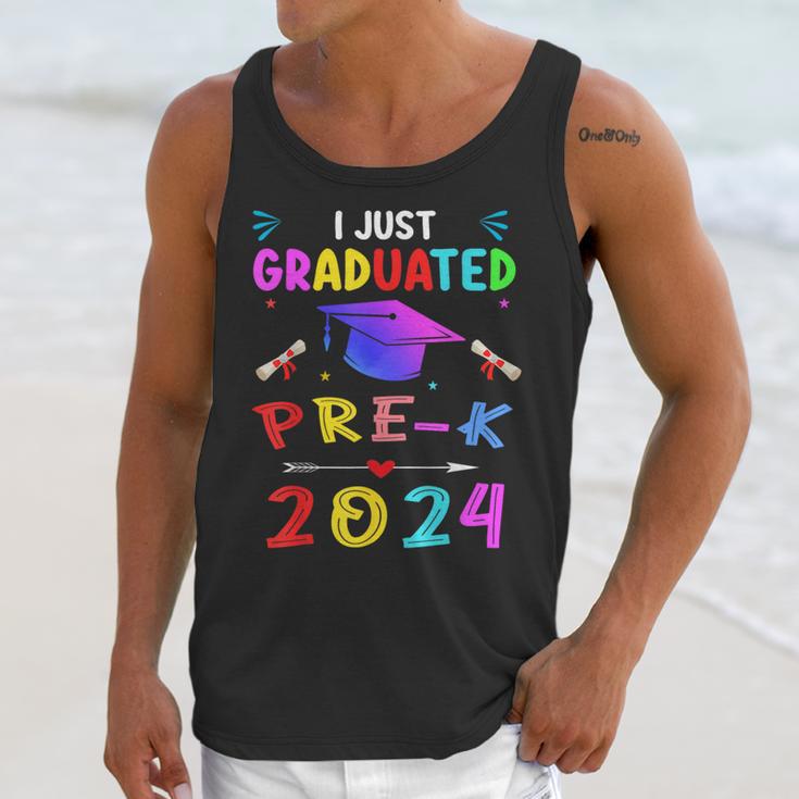 I Just Graduated Pre k Graduation 2024 Pre-Kindergarten Unisex Tank Top