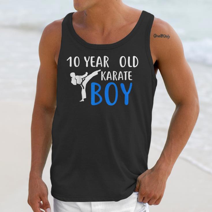 Karate Boy 10 Year Old Kids Shirt Graduation Unisex Tank Top