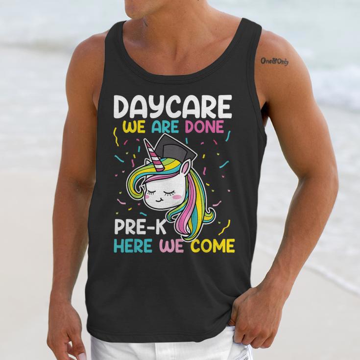 Kids Daycare Graduation Unicorn Last Day Of School Kids Unisex Tank Top