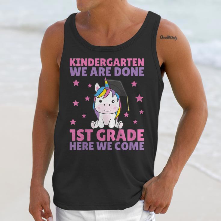 Kids Kindergarten Graduate Unicorn Graduation Unisex Tank Top