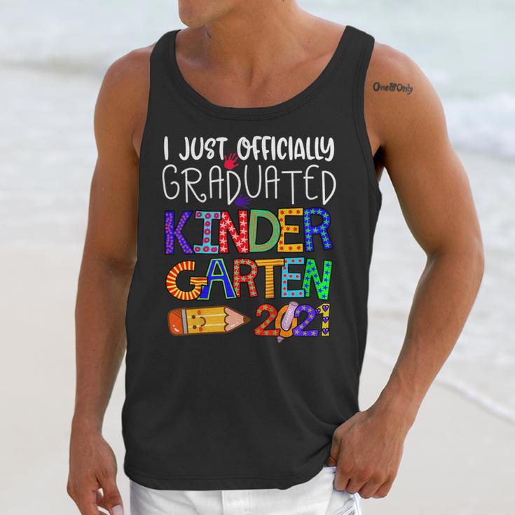 Kids Kindergarten Graduation Class Of 2021 Shirt I Just Graduated Unisex Tank Top