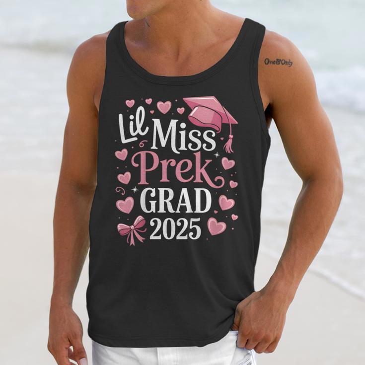 Kids Little Miss Pre-K Grad 2025 Preschool Girls Prek Graduation Unisex Tank Top